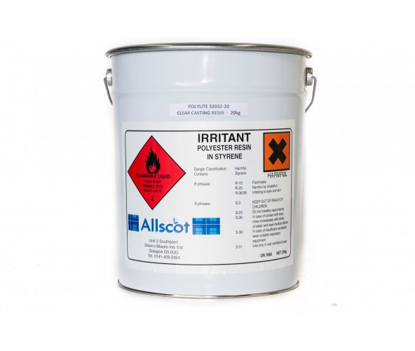 Clear sales polyester resin
